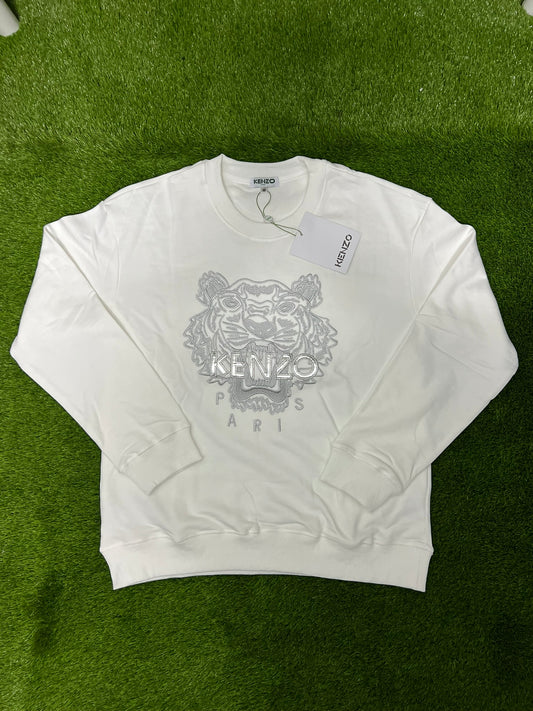 Kenzo-Sweat Tigre Blanco